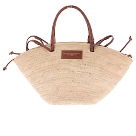 SéZane-SEZANE Handbags T. Wicker-Beige
