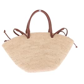 SéZane-SEZANE Handbags T. Wicker-Beige