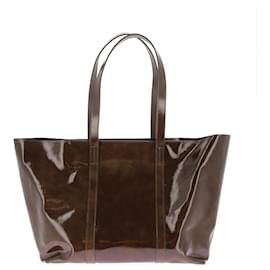 SéZane-SEZANE Handbags T. Patent leather-Khaki