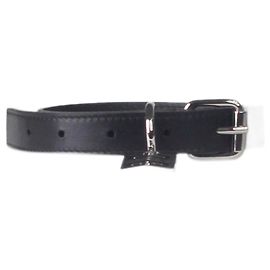 Collier pour chien en cuir noir Givenchy Noir