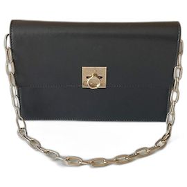 Borsa a spalla Anine Bing in pelle nera Nero
