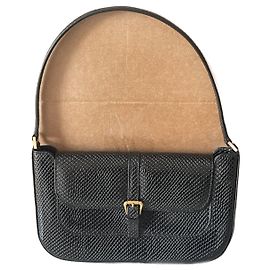 Sac Miranda By Far Noir Cuir Croco Noir