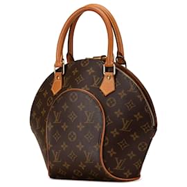 Louis Vuitton-Louis Vuitton Brown Monogram Ellipse PM-Brown