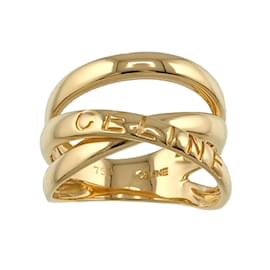 Céline-Celine 18K Yellow Gold Band Ring-Other