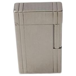 St Dupont Lighter Line 1 Silvery