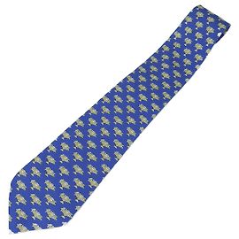 Cravatta in seta Loewe blu per affari Blu
