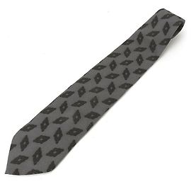 Giorgio Armani Silk Tie Navy Gray Other