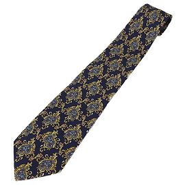 Christian Dior Silk Tie Navy Other