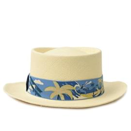 Hermès-Hermes Straw Hat Beige-Beige