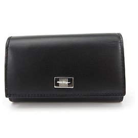 Chaveiro de couro Salvatore Ferragamo AQ-66 3018 Preto