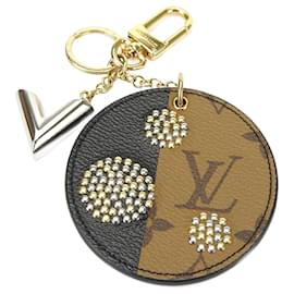 Louis Vuitton-Louis Vuitton Monogram Reverse Key Ring MP1842-Brown