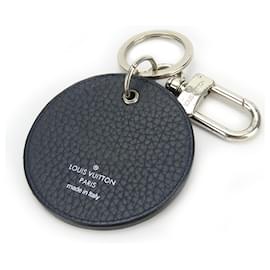 Louis Vuitton-Louis Vuitton Leather Key Ring MP2082-Blue
