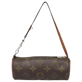 Louis Vuitton-LOUIS VUITTON Monogram Papillon Pouch Vintage LV Auth 90773-Monogram
