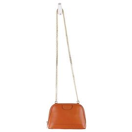 Sandro Leather shoulder bag Brown