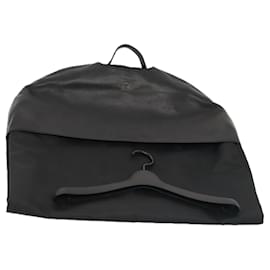 Loewe-LOEWE Anagram Garment Cover Nylon Leather Black Silver Auth yk14584-Black,Silvery