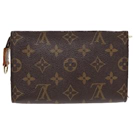 Louis Vuitton-LOUIS VUITTON Monogram Bucket PM Accessory Pouch LV Auth 90655-Monogram
