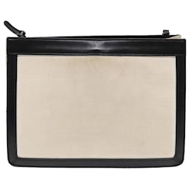 Balenciaga-Sac à épaule BALENCIAGA en toile argentée et blanche 339937 Auth bs18024-Argenté,Blanc