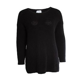 Anine Bing, pull en tricot noir Noir