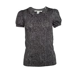 Autre Marque Diane von Furstenberg, haut en lurex léopard Argenté Gris