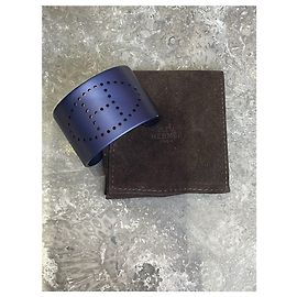 Hermès Pulseiras HERMES T. metal Azul