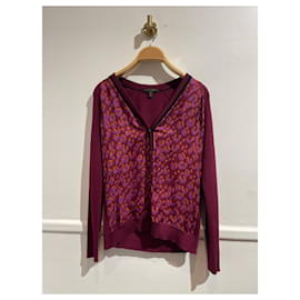 Louis Vuitton-LOUIS VUITTON Knitwear T.International XS Wool-Dark red