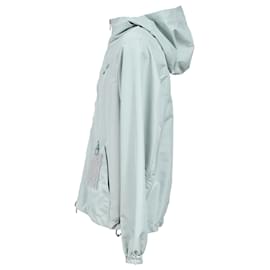 Louis Vuitton-Louis Vuitton Monogram Reversible Windbreaker in Light Blue Nylon-Blue,Light blue