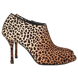 Gucci Leopard Stiefeletten aus Tierdruck-Ponyhaar Andere Python drucken