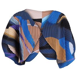 Veste boléro imprimée Issey Miyake en polyester multicolore Autre