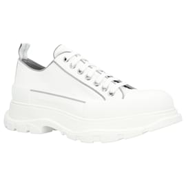 Alexander Mcqueen-Alexander McQueen Tread Sneaker 'White Grey'-White