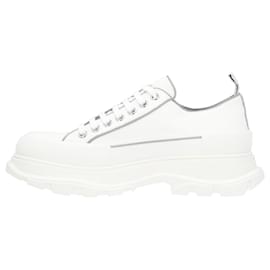 Alexander Mcqueen-Alexander McQueen Tread Sneaker 'White Grey'-White