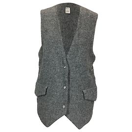 Chaleco Harris Tweed de Acne Studios en lana gris Gris