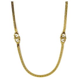 Collar de metal Givenchy cadena dorada Dorado