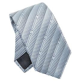 Gucci-Gucci Silk Tie-Blue