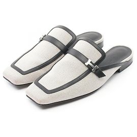 Hermès Hermes Groovy Lederstoffschuhe Andere