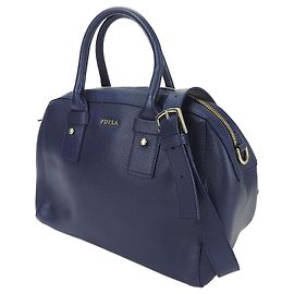 Furla 2way Lederhandtasche Blau