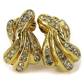 Orecchini in metallo placcato oro Christian Dior D'oro