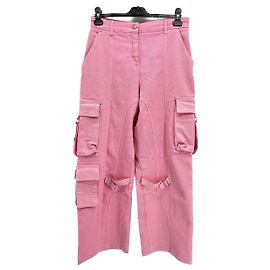Calças Blumarine T.FR 36 Algodão Rosa