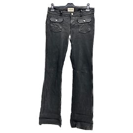 ZADIG & VOLTAIRE  Pantalon T.FR 40 Cuir Noir