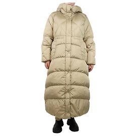 Weekend Max Mara Neutral hooded puffer coat - size UK 12 Other