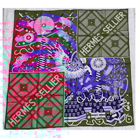 Hermès-Hermès kaleidoscope square-Multiple colors
