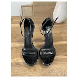 Saint Laurent-Sandals-Dark grey