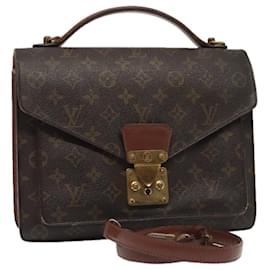 Louis Vuitton-LOUIS VUITTON Monogram Monceau 28 Hand Bag 2way M51185 LV Auth yk14980-Monogram