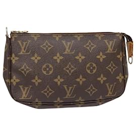 Louis Vuitton-LOUIS VUITTON Monogram Pochette Accessoires Pouch M51980 LV Auth 90068-Monogram