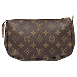 Louis Vuitton-LOUIS VUITTON Monogram Pochette Accessoires Pouch M51980 LV Auth 90068-Monogram
