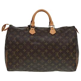 Louis Vuitton-LOUIS VUITTON Monogram Speedy 40 Hand Bag M41522 LV Auth 91529-Monogram