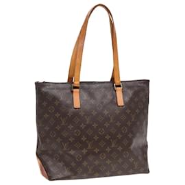 Louis Vuitton-LOUIS VUITTON Monogram Cabas Mezzo Tote Bag M51151 LV Auth 90107-Monogram