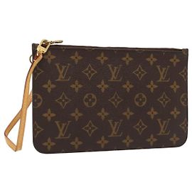 LOUIS VUITTON Monogram Neverfull MM Pouch Accessory Pouch LV Auth 89659 Monogram