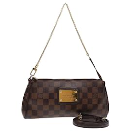 Louis Vuitton-LOUIS VUITTON Damier Ebene Eva Shoulder Bag 2way N55213 LV Auth 91666-Other