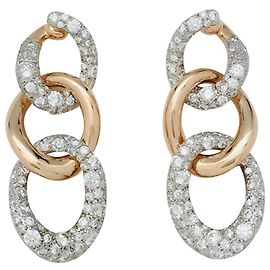 Pendientes Pomellato, 'Tango', en oro rosa y diamantes. Otro