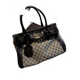 Bolsa tote Gucci de couro bege Bege